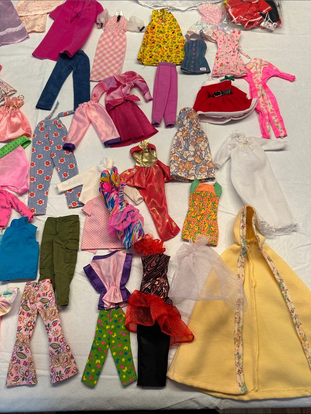 HUGE Vintage Barbie Clothes Clothing Lot genuine handmade seasonal holiday rare - Picture 8 of 16